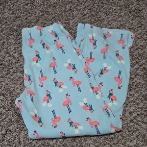 Old Navy Kids Pajama Bottoms - Blue with Flamingos